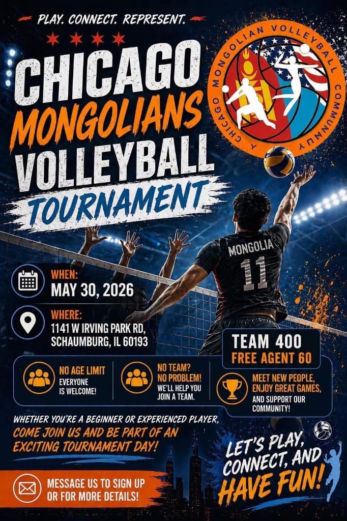 Chicago Mongolians Volleyball Tournament